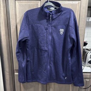 Purple Full-Zip Jacket, embroidered with Mayo Clinic, size 2XL, GUC